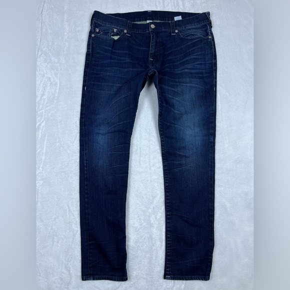 True Religion Rocco Relaxed Skinny Jeans 42x34 - Picture 2 of 8